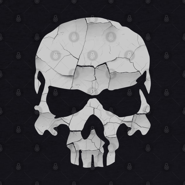 Cracked Skull by BoneheadGraphix